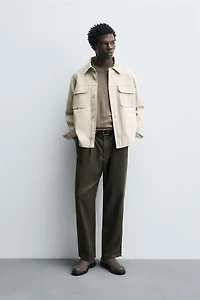 COMFORT TEXTURED OVERSHIRT