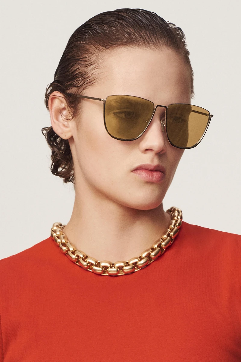 SQUARE METAL SUNGLASSES - THE ITEM ZARA WOMAN