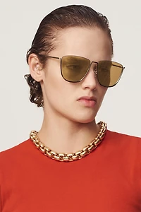 SQUARE METAL SUNGLASSES - THE ITEM ZARA WOMAN