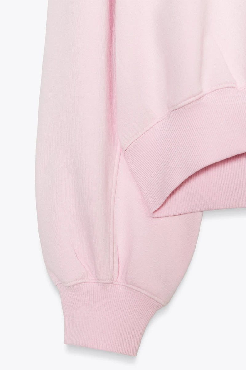 BASIC PLUSH SWEATSHIRT