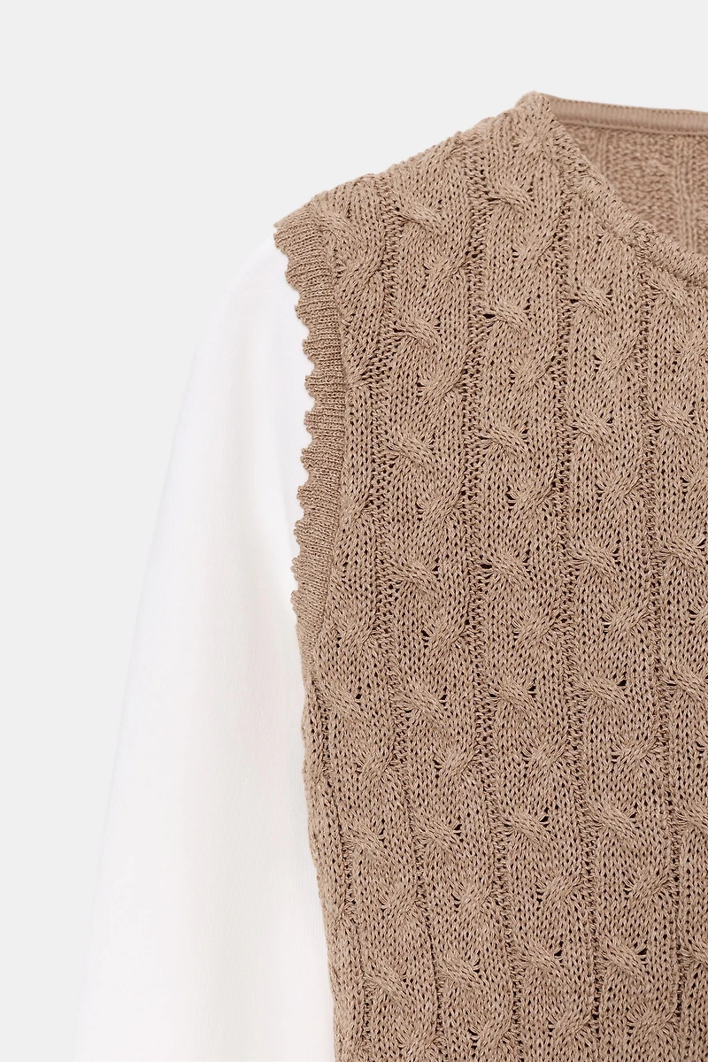 COMBINATION VEST T-SHIRT