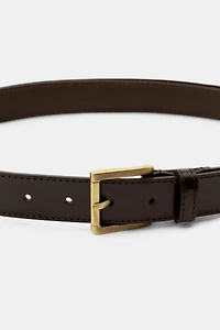 EXTRA LONG 100% LEATHER BELT