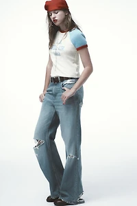 JEAN TRF BOYFRIEND DÉCHIRÉ TAILLE MOYENNE