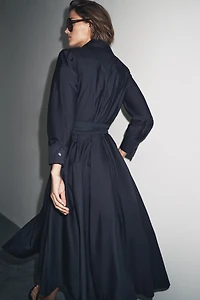 ROBE-CHEMISE EN POPELINE ZW COLLECTION