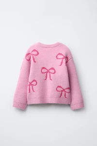 BOW KNIT JUMPER