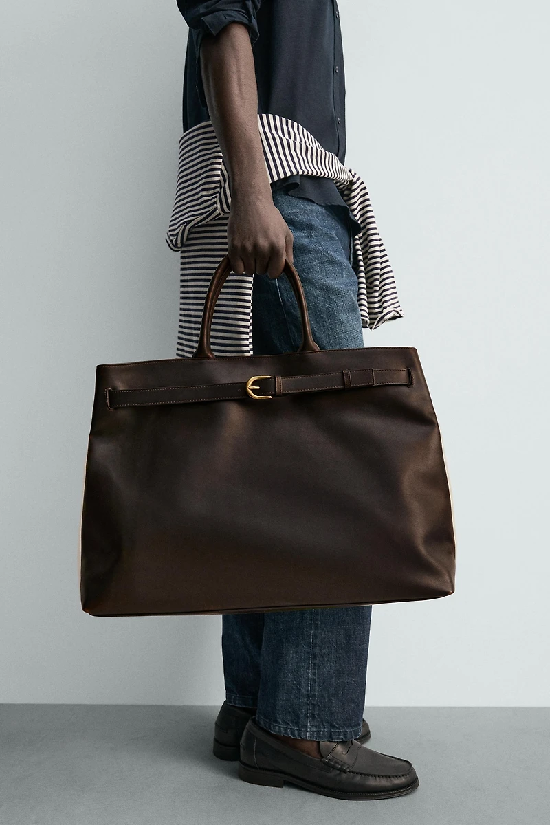 LEATHER HANDBAG