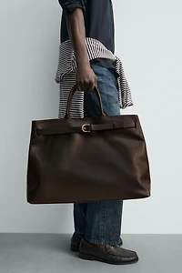 LEATHER HANDBAG