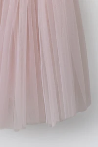 LONG MULTILAYERED TULLE SKIRT