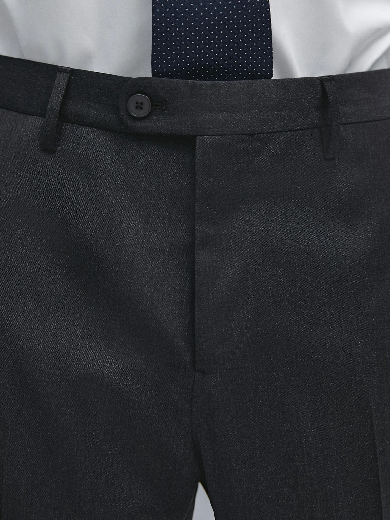 Pantalon de costume coton