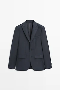 100% wool suit blazer