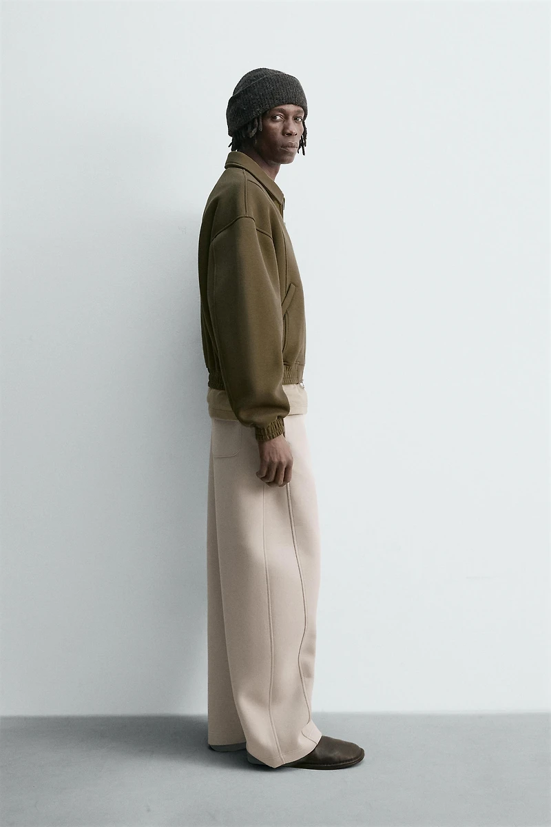 NEOPRENE LOOK BALLOON FIT PANTS