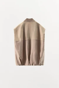 LIMITED EDITION 100% LINEN COMBINATION VEST