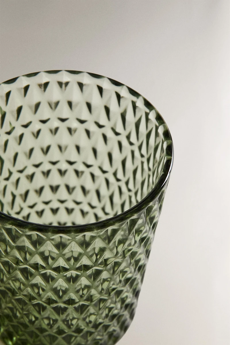 VERRE EN VERRE RELIEF
