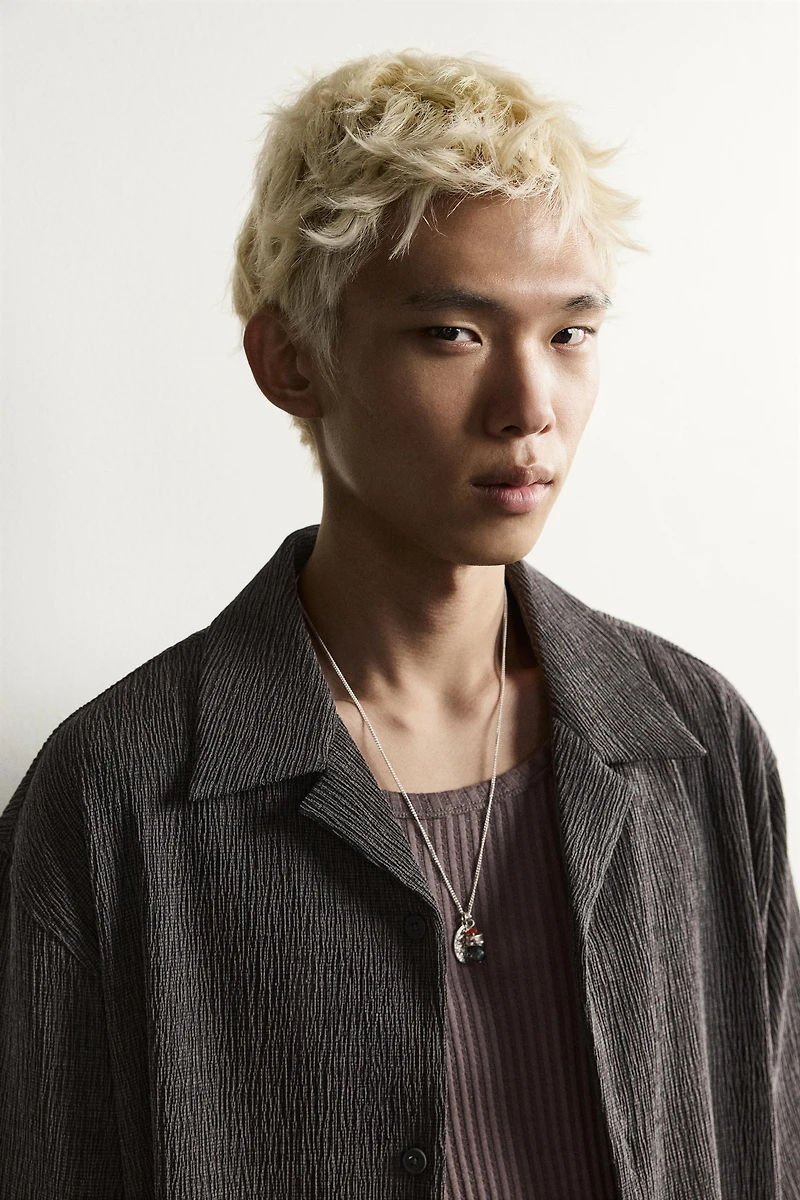 TEXTURED RELAXED FIT SHIRT