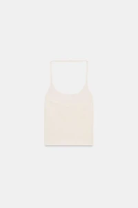 SEAMLESS HALTER TOP