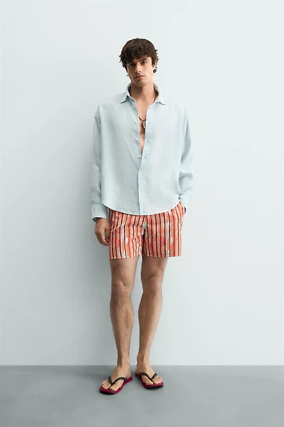100% LINEN RELAXED FIT SHIRT