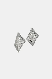 RHOMBUS MESH EARRINGS