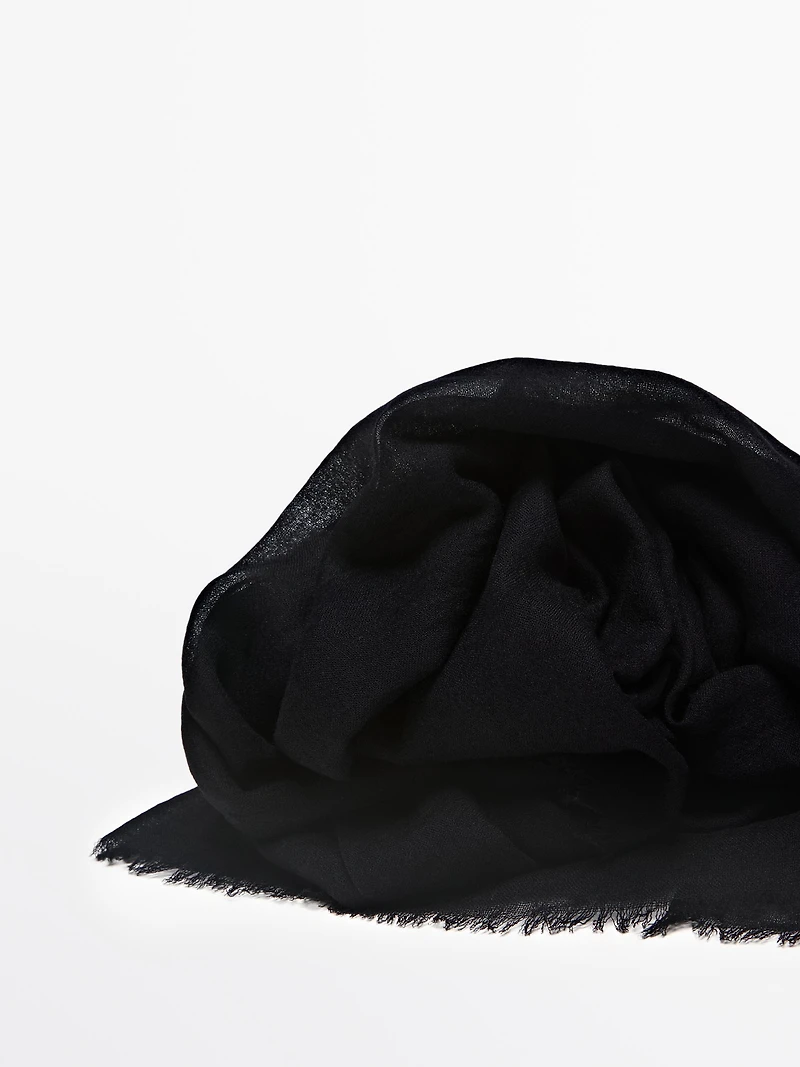 Foulard léger 100 % laine
