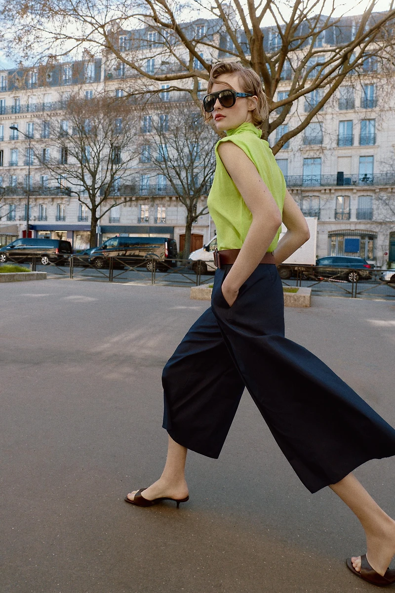 BELTED CULOTTES