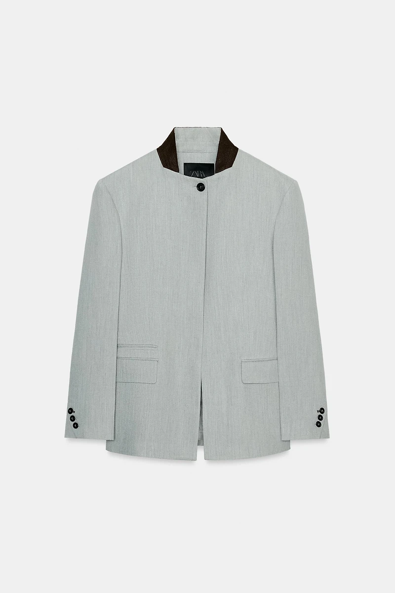 BLAZER COL CONTRASTANT ZW COLLECTION