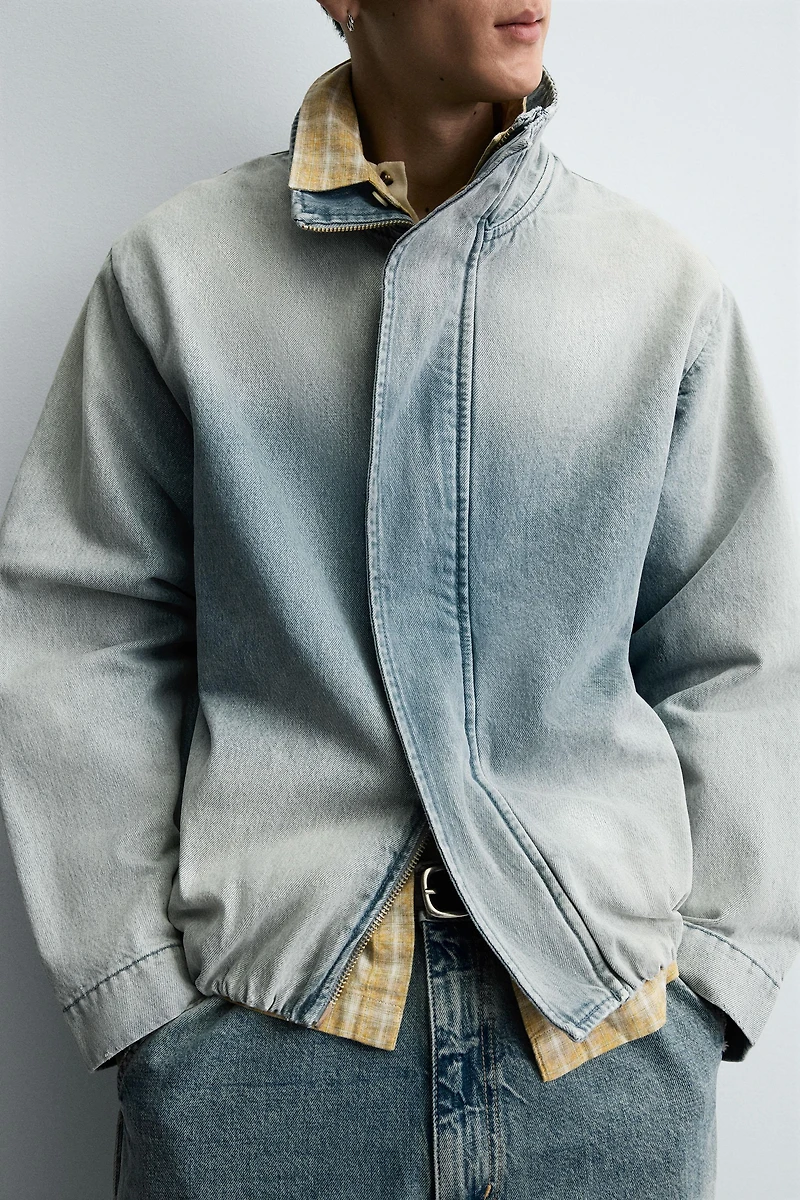 WASHED DENIM JACKET