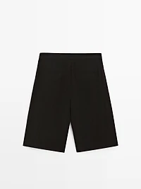 Technical fabric Bermuda shorts