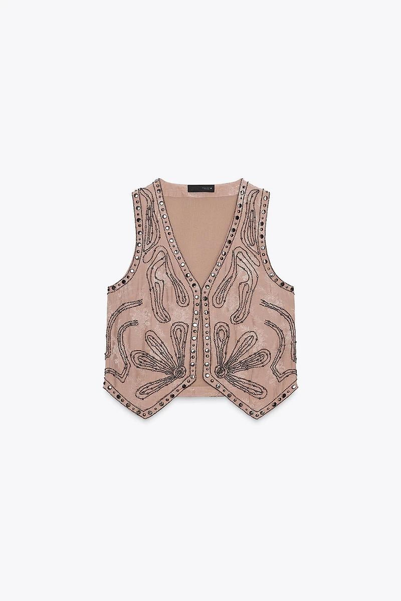 ZW COLLECTION BEADED VEST