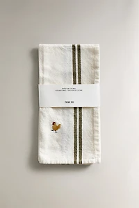 EMBROIDERED KITCHEN TOWEL