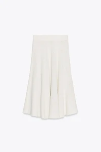 JUPE MIDI TEXTURÉE ZW COLLECTION