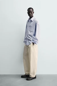 BALLOON FIT PLEATED PANTS