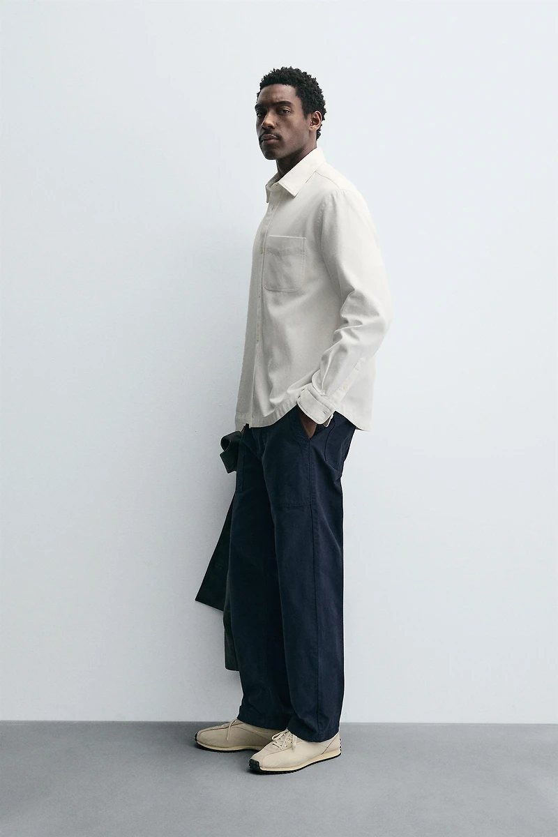 TEXTURED POCKET SHIRT