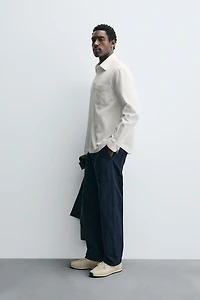 TEXTURED POCKET SHIRT