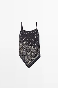 Flowing paisley top
