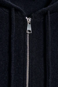 SWEAT 100% LAINE À CAPUCHE