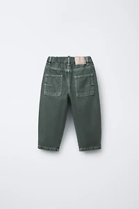 TWILL BAGGY PANTS