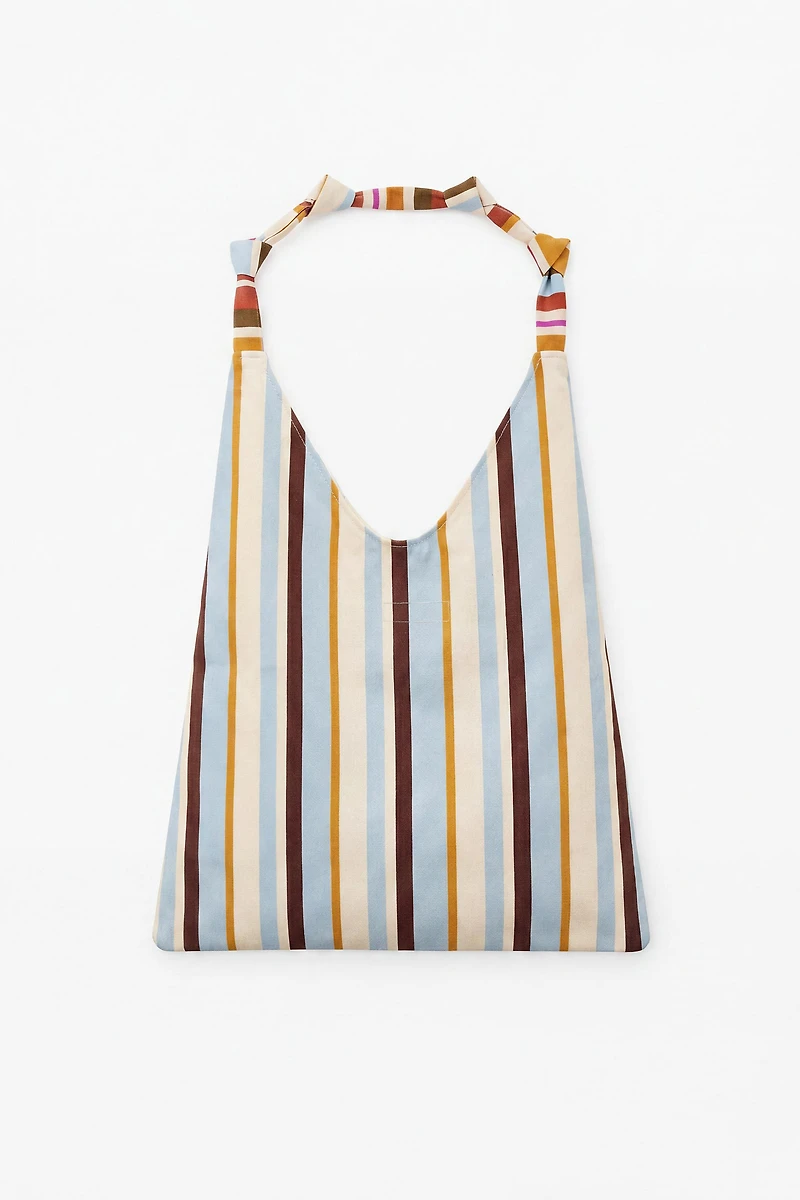 STRIPED CANVAS BAG