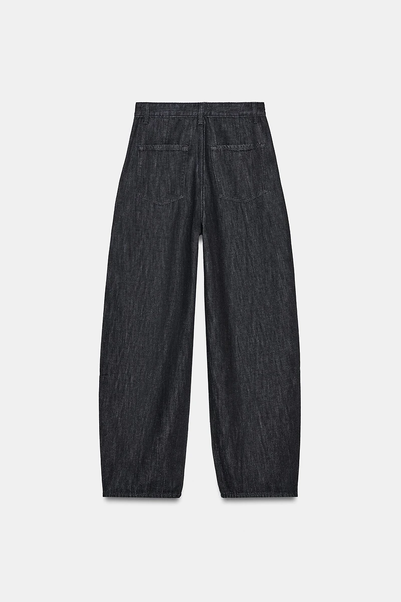 TRF MID-RISE BAGGY JEANS