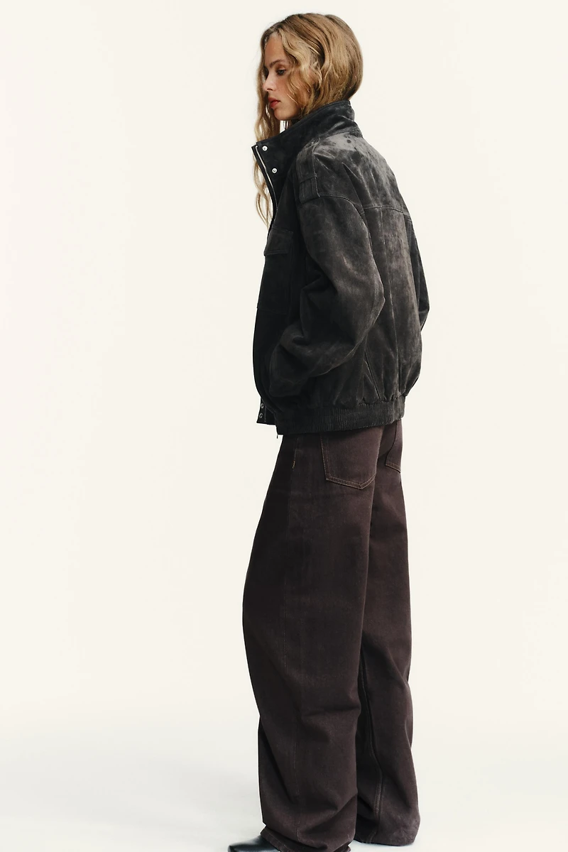 SUEDE LEATHER JACKET