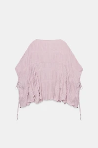 TEXTURED CAPE TOP