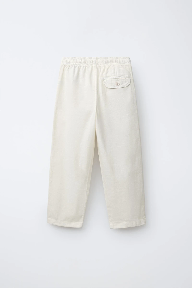 FLOWY COTTON PANTS