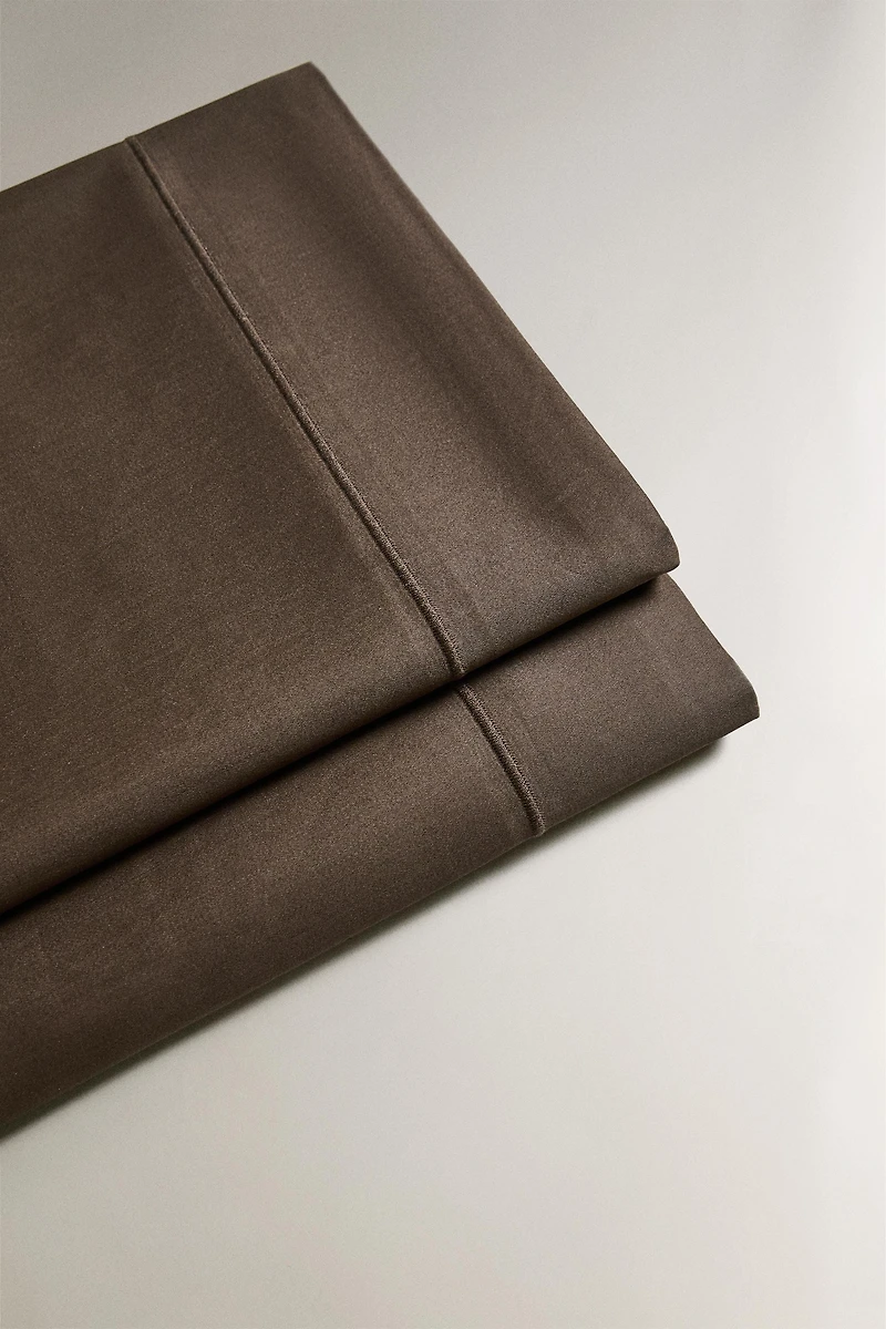 DRAP DE DESSUS SATIN FESTON (300 FILS)