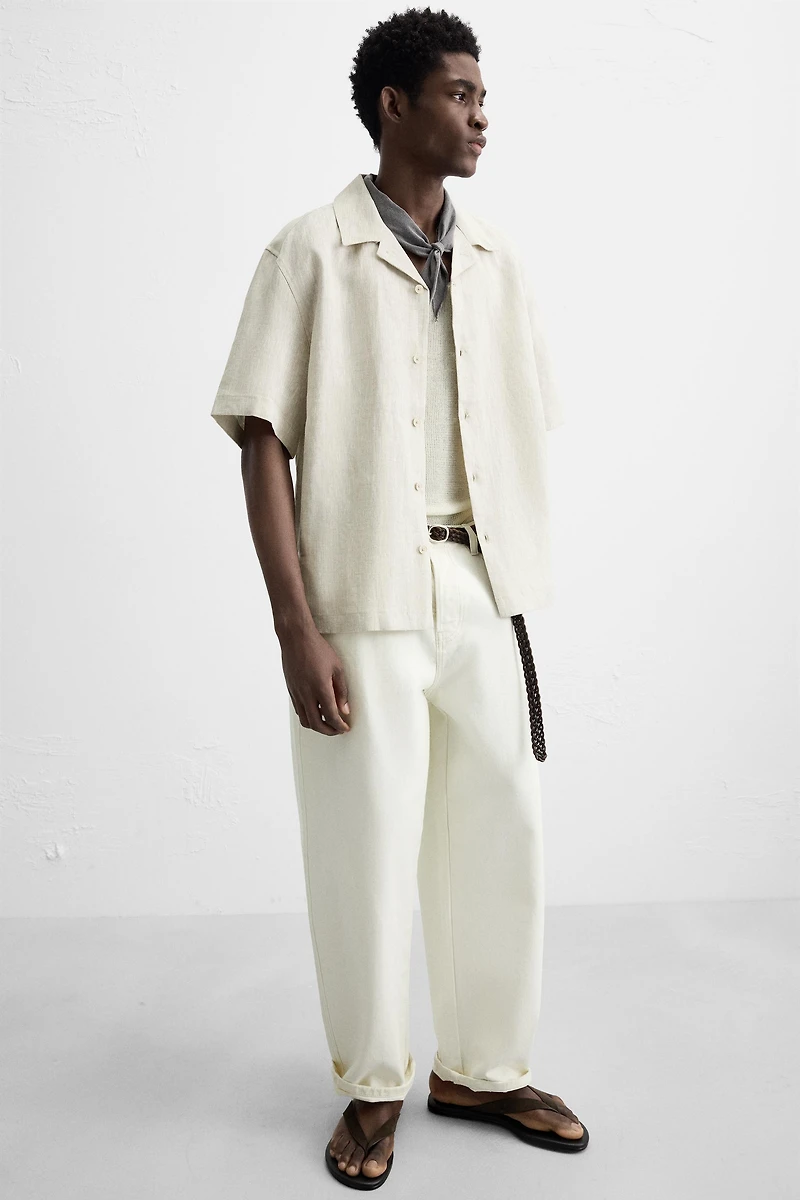 CHEMISE RELAXED FIT 100 % LIN