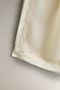 LACE COTTON SHORTS