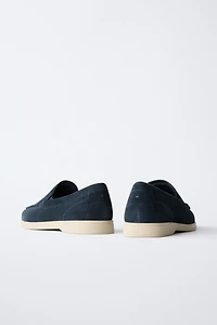 LEATHER DECK SHOES