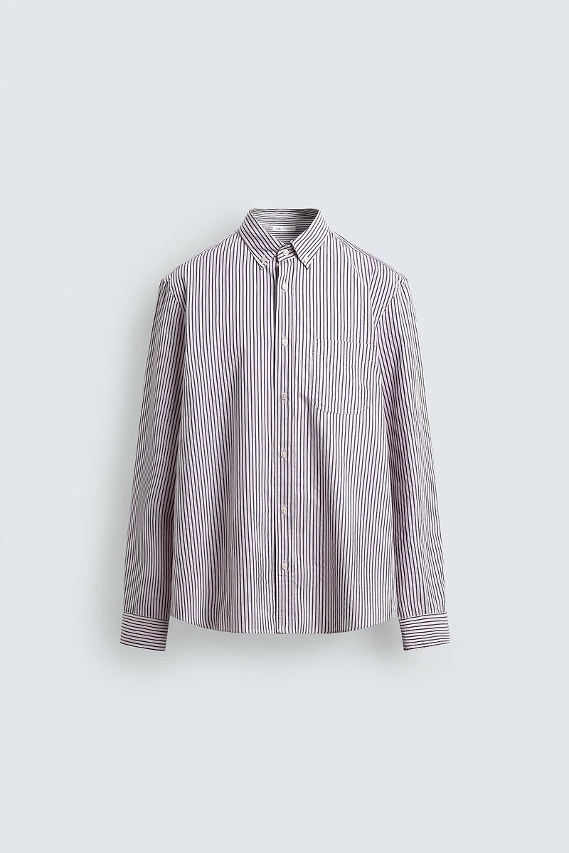 REGULAR FIT STRIPED SHIRT