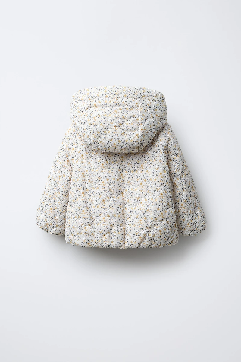 VESTE EN NYLON IMPRIMÉ FLEURS