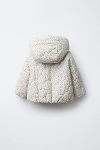 VESTE EN NYLON IMPRIMÉ FLEURS