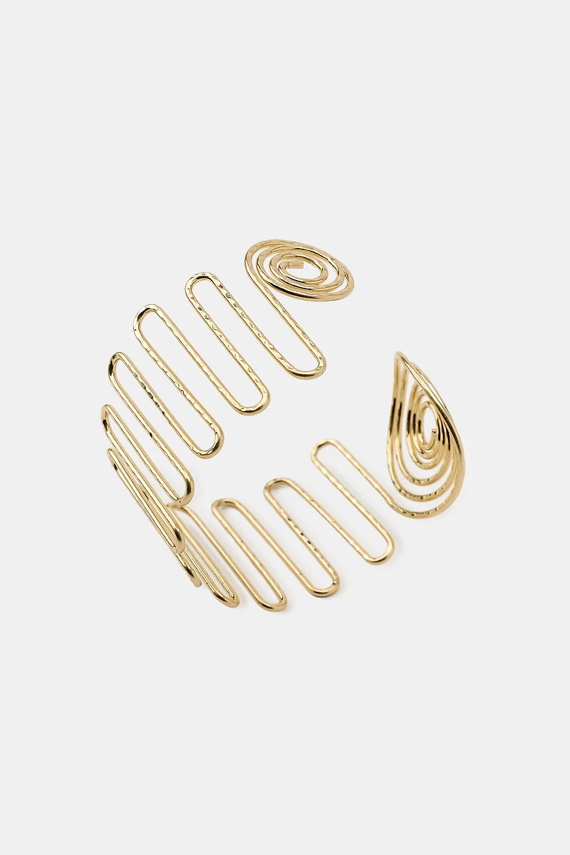 SPIRAL ARM CUFF BRACELET