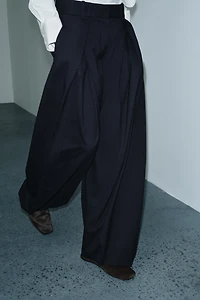 ZW COLLECTION WIDE LEG PLEATED PANTS