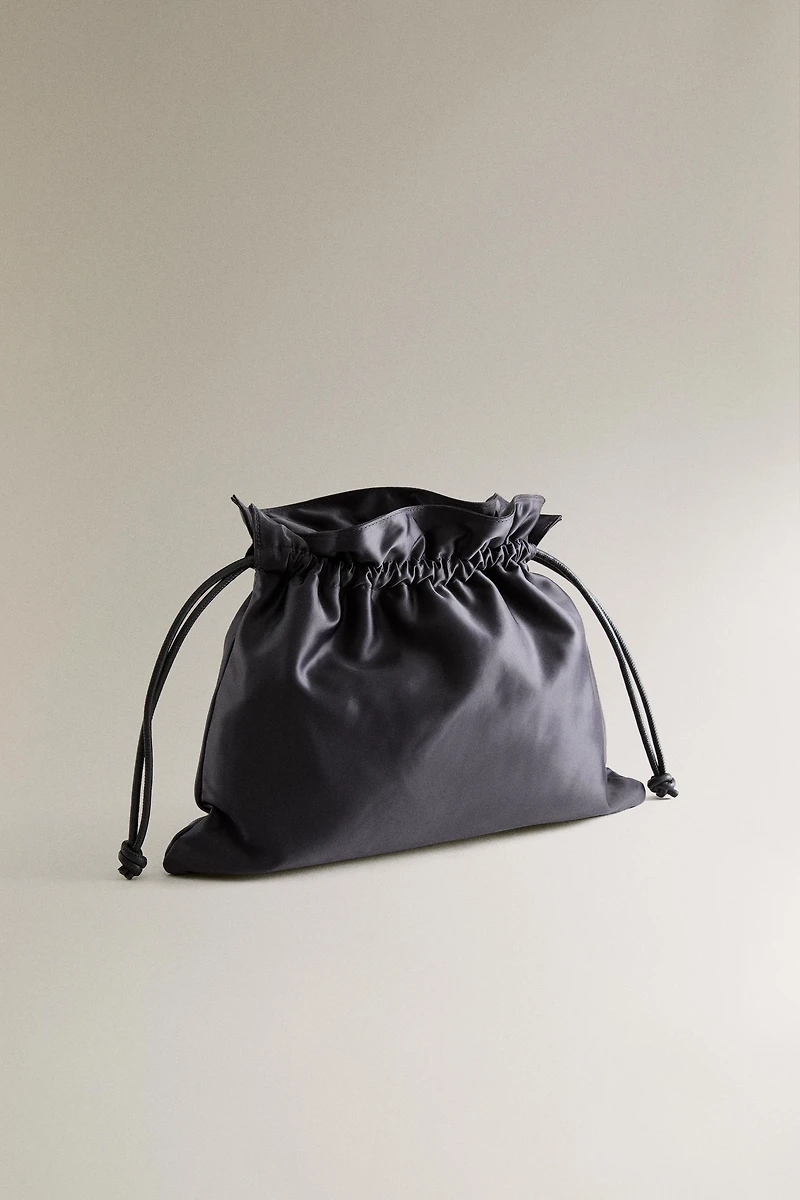 LARGE SATEEN BAG